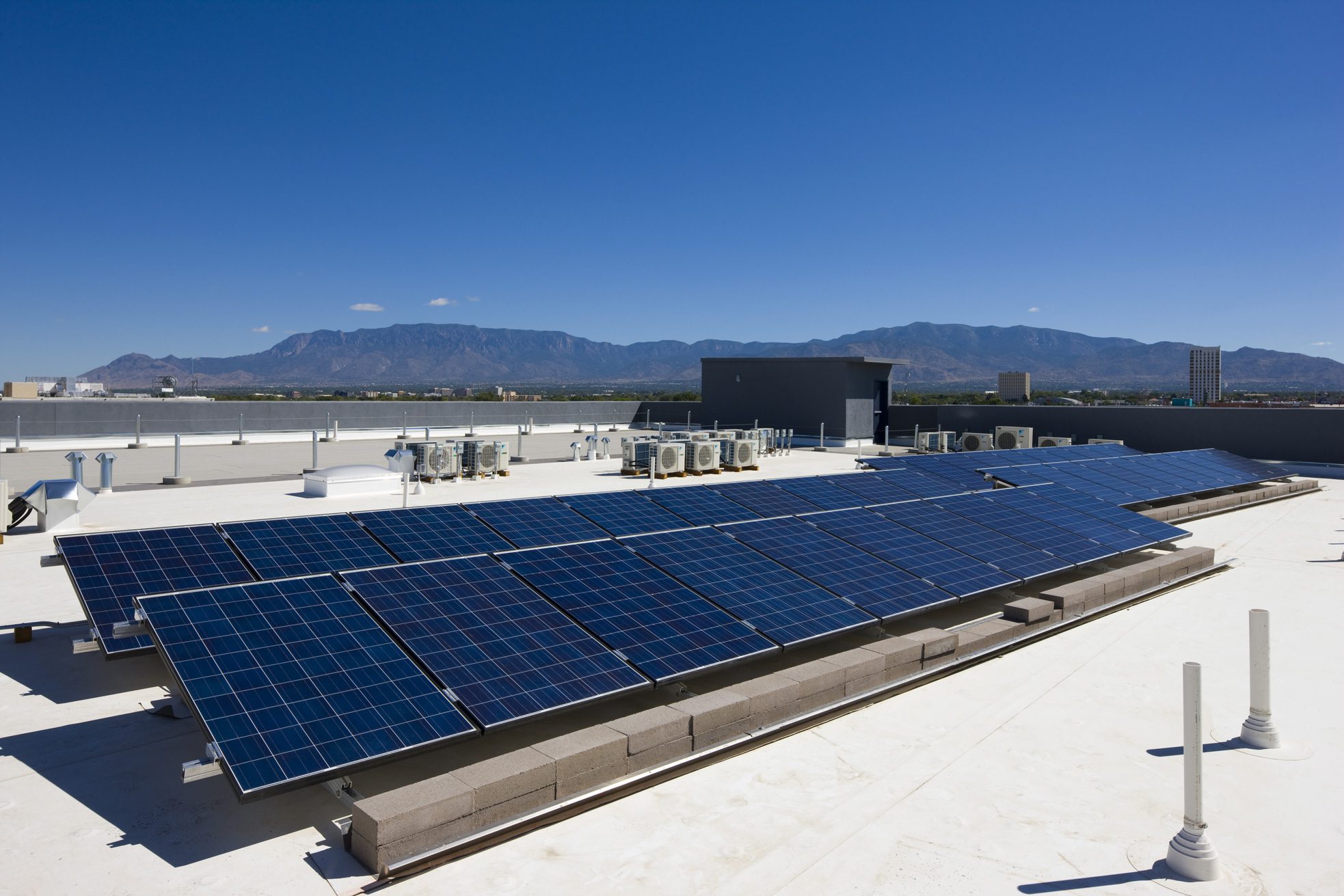 Rooftop solar panels